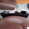 Đế da đựng đồ kẹp khe ghế