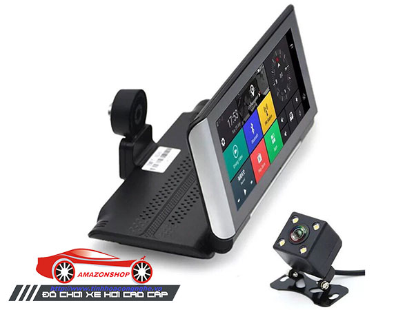 Camera hành trình 4G đặt taplo màn 7inch mã 684 d
