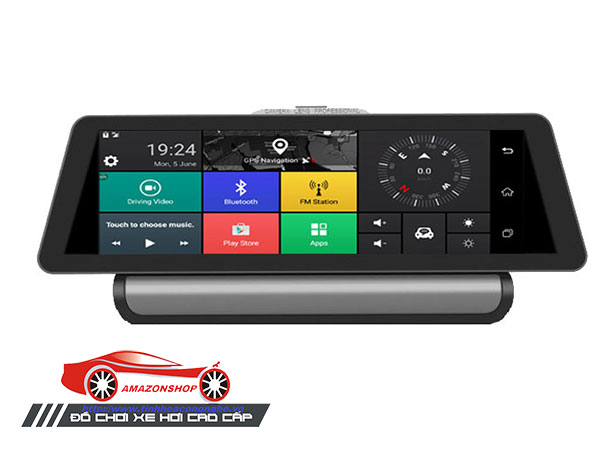 Camera hành trình 4G màn 10 inch mã 688 - Đặt taplo 12