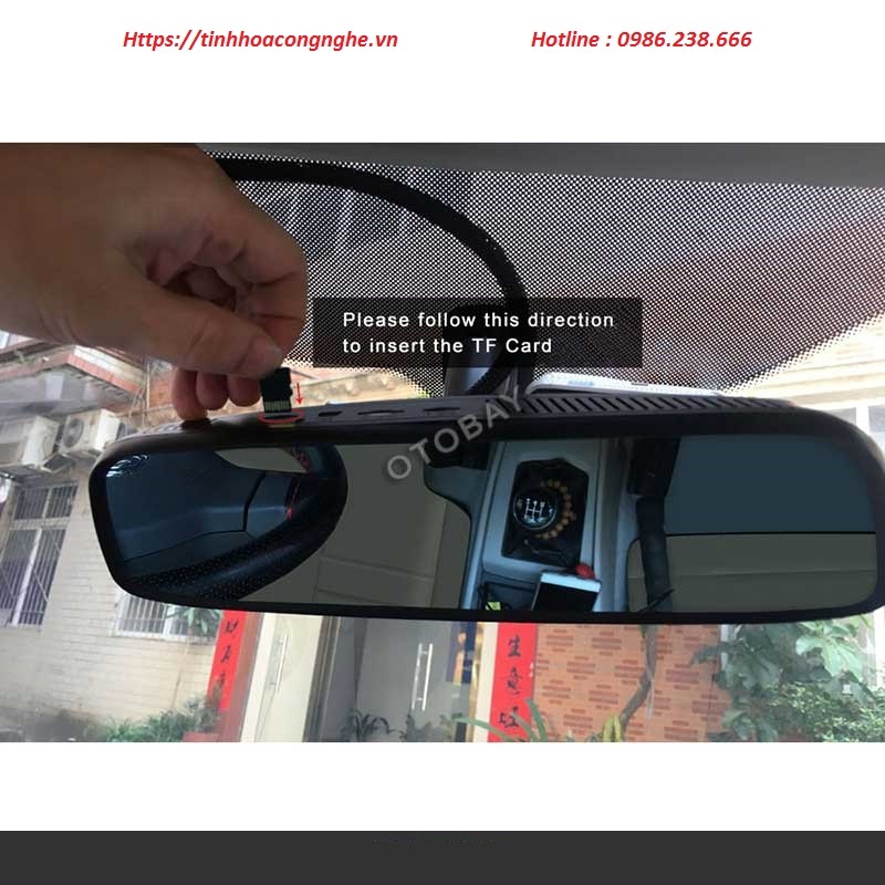 Củ gương Camera hành trình 4G mã K920 full màn 10 Inchs