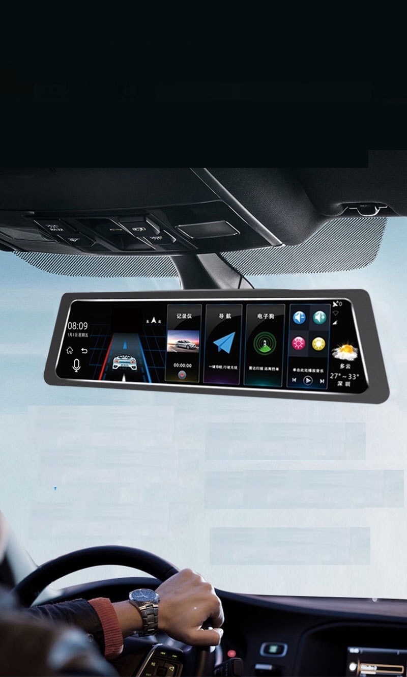 Củ Gương 10 inch Kiêm Camera Hành Trình 4G-8