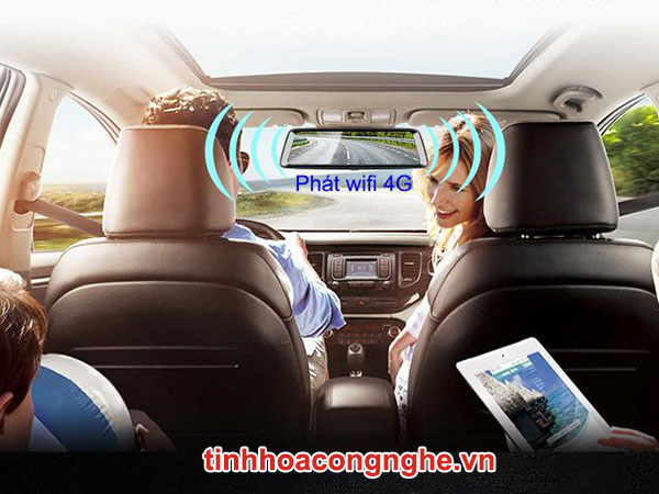 Củ gương Camera hành trình 4G full màn hình 10 inch 05