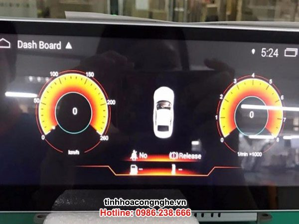 Màn hình DVD android 4G cho xe Audi A4 02