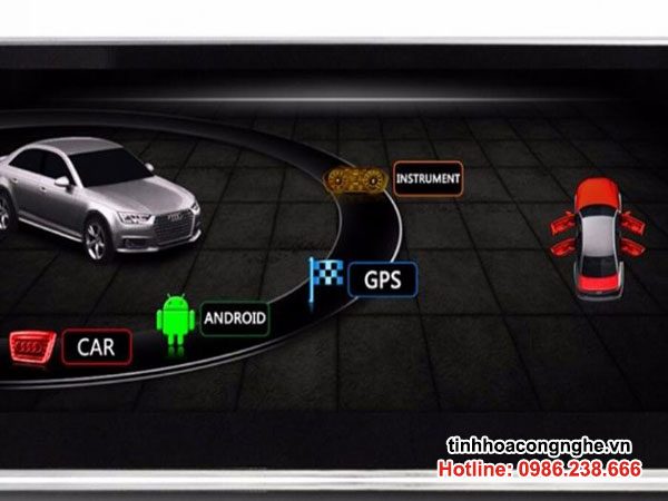 Màn hình DVD android 4G cho xe Audi A4 03