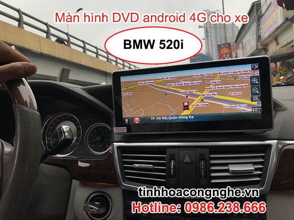 Màn hình DVD android 4G cho xe BMW 520i